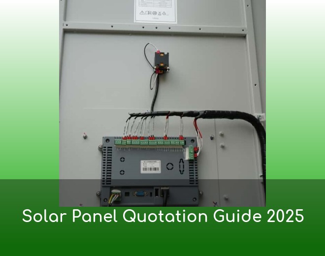 Solar Panel Quotation Guide 2025